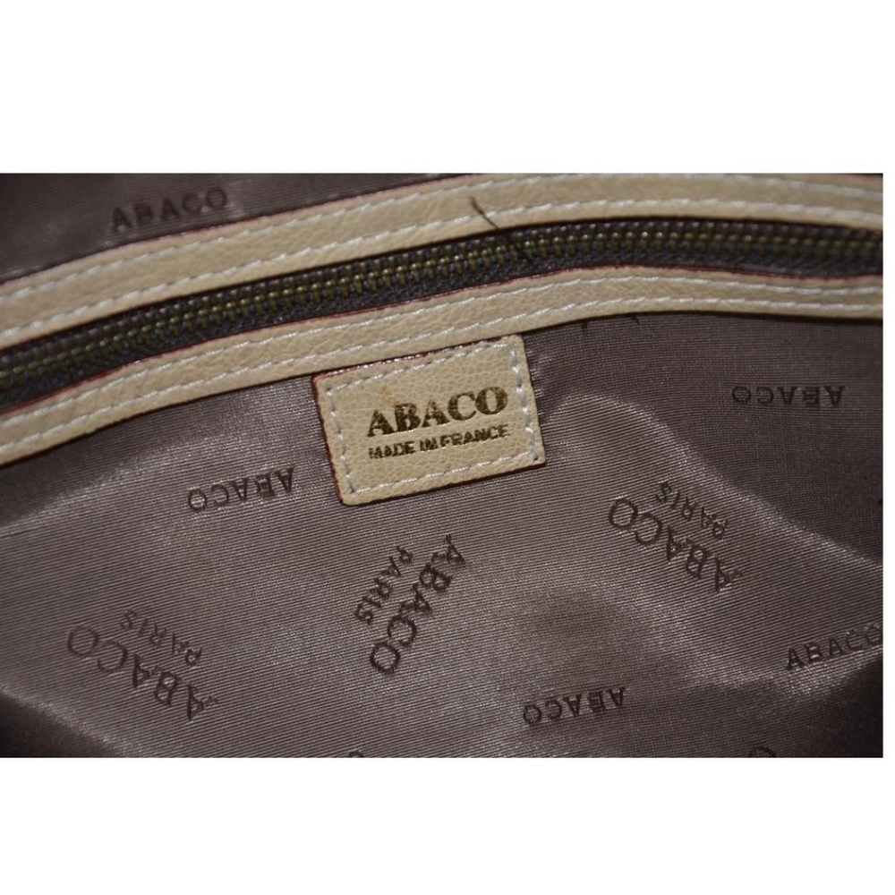 Spring Sales ABACO Real Python Delano Bowling Beige Top Handle Bag New - Picture 6 of 8